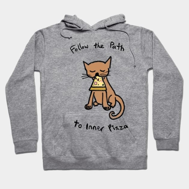 Follow the Path to Inner Pizza Hoodie by wanungara